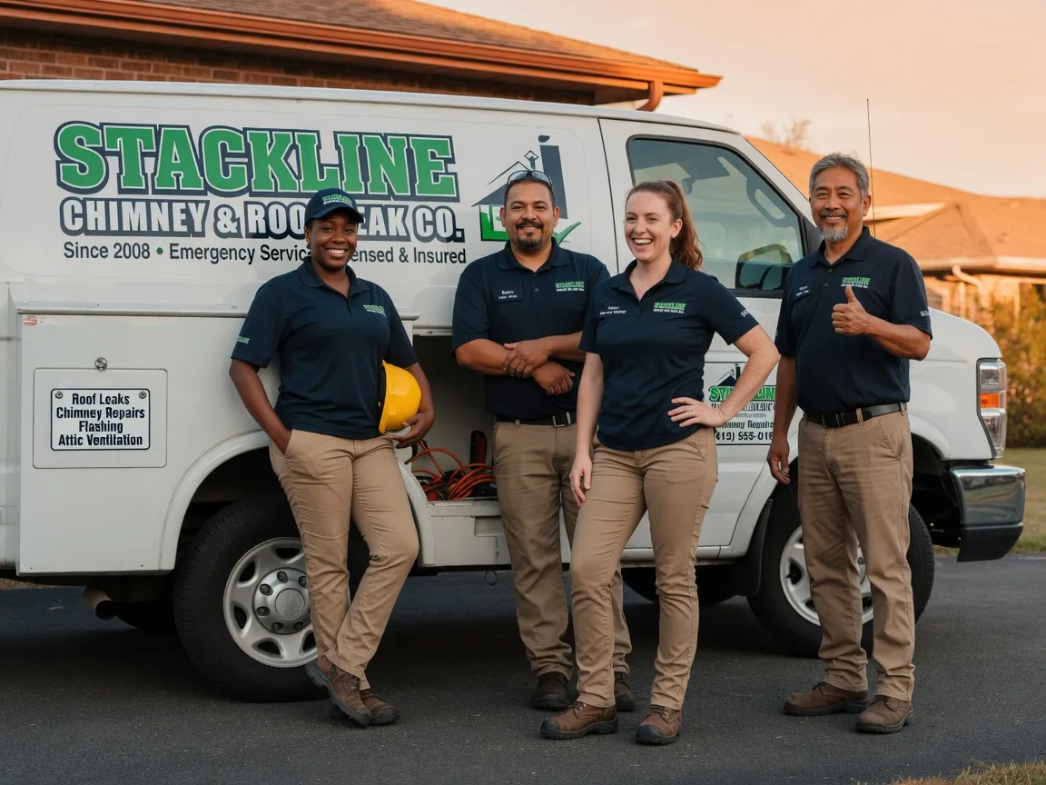 Chimney flashing repair company in Brookline, MO